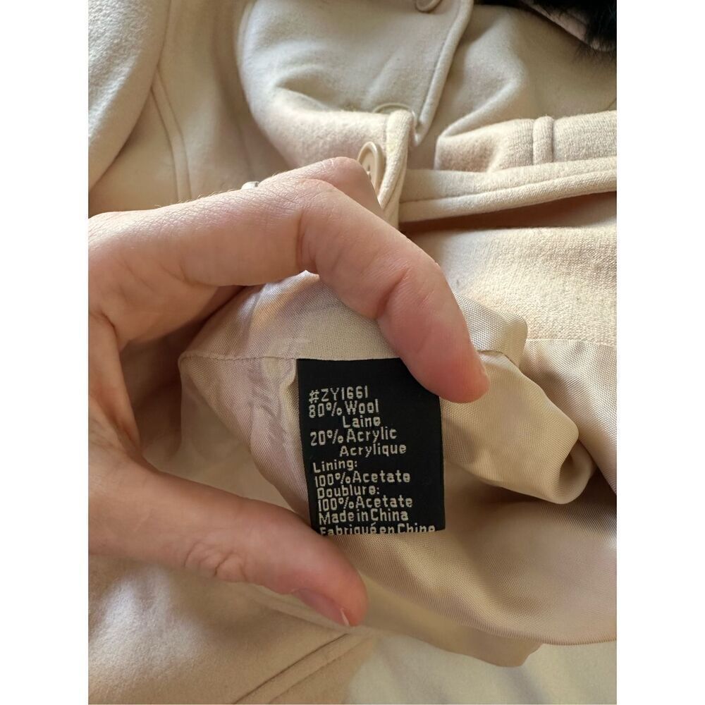 NWT Sandra Angelozzi "Nude" Jacket Size 40 80%wool 20% acrylic A - Picture 11 of 11